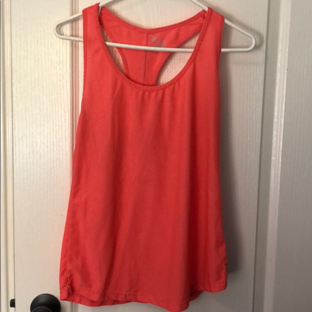 bright pink athletic tank